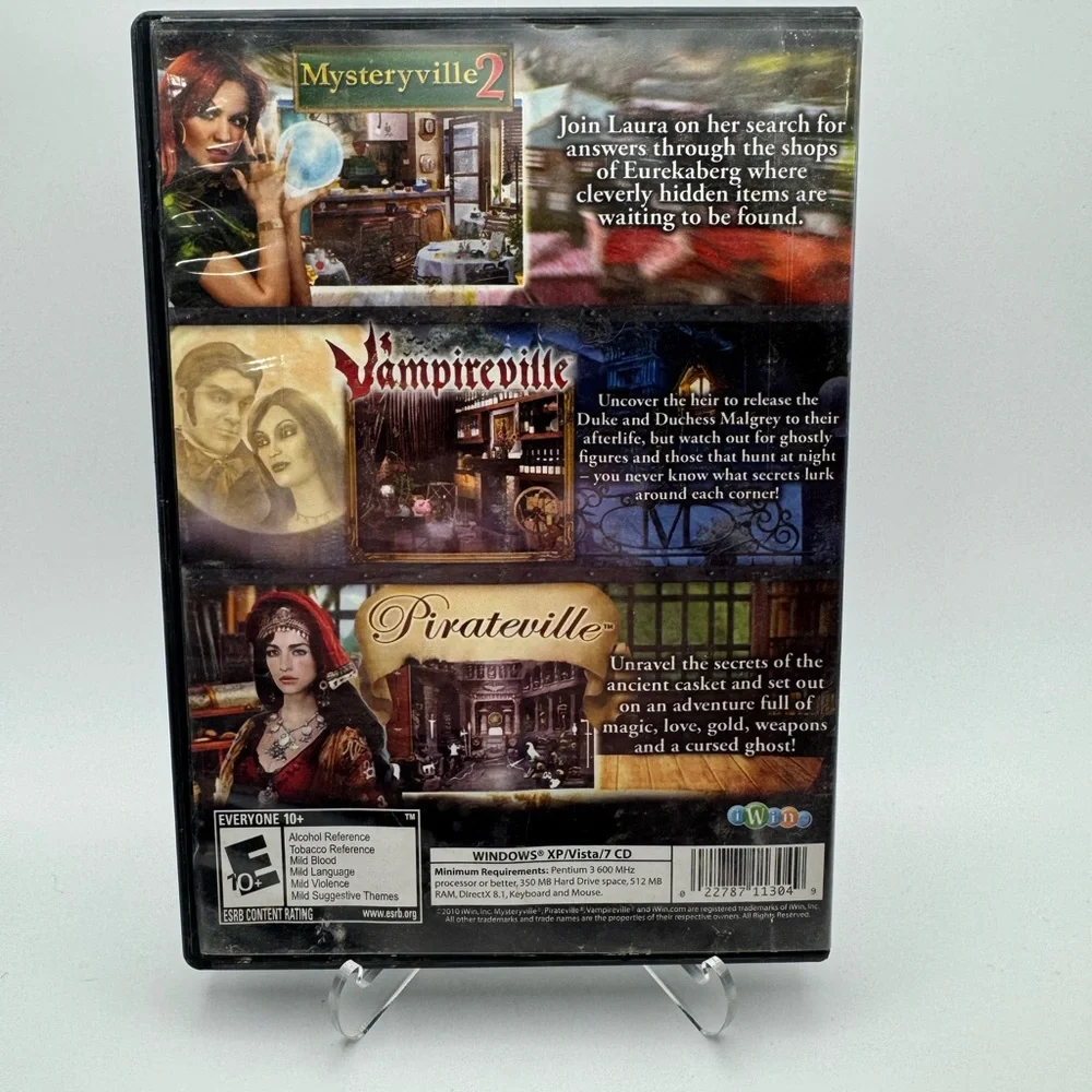 EVILLE 3 PACK: VAMPIREVILLE / MYSTERYVILLE 2 / PIRATEVILLE (2010) PC Game